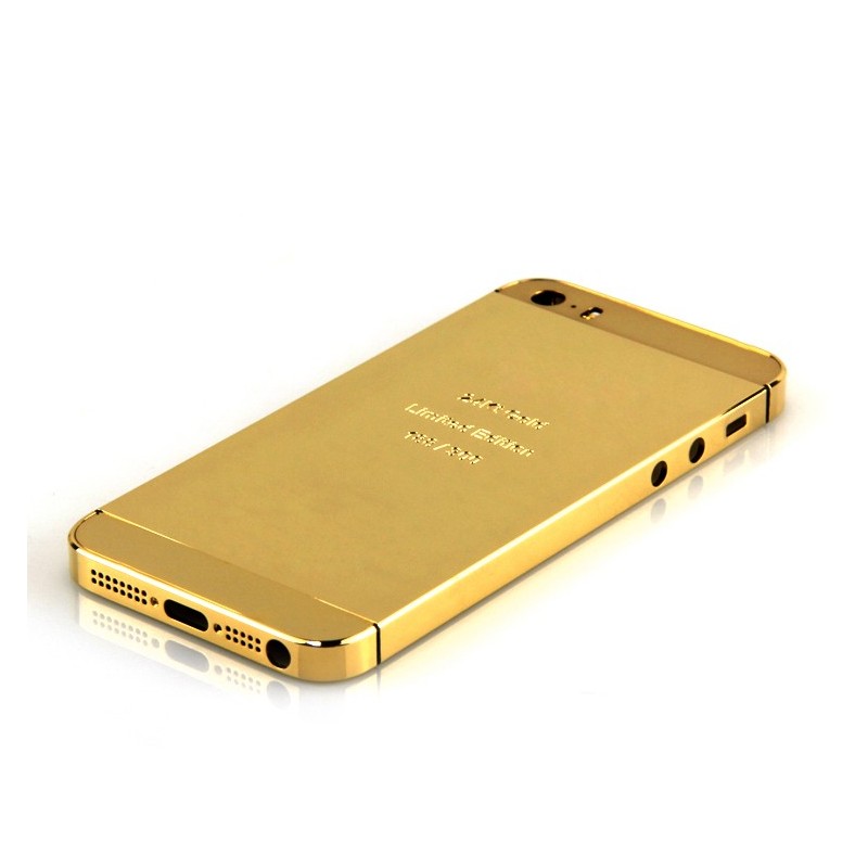 Luxury 24k Gold Limited Edition Back Housing For Iphone 5 5s Secallancity Personalized Luxury Gift Phone Accessories Watch Accessories